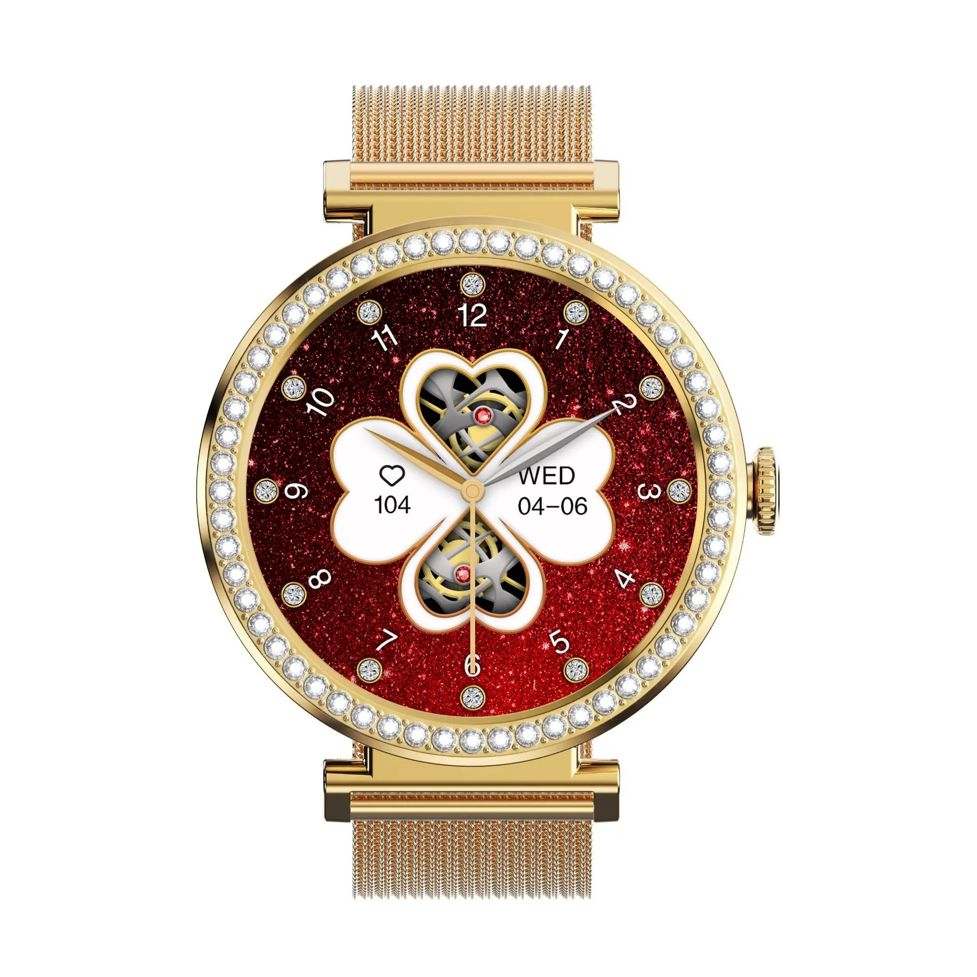 M10 Pro Smartwatch Silicon Metal Straps Smart Bracelet Gold Silver Sport Smart Watches for Lady Women Pack of 7