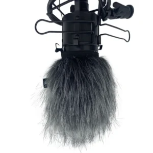 Dead Cat Black Foam Windshield Artificial Pop Filter Headset Windscreen Sponge Cover for AT2020 AT2035 &AT4040 Microphone Sleeve