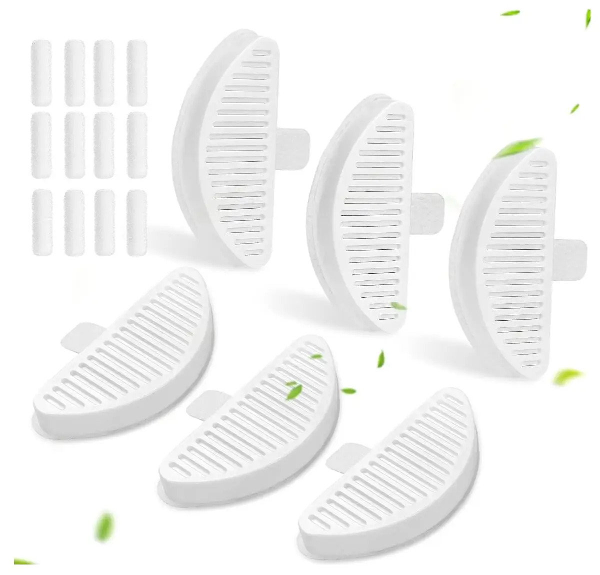 Cat Water Fountain Filters for Wireless Operated 67oz Pet Fountain Filters with 12 Sponges Replacement for Uahpet Pack of 30 - Image 4