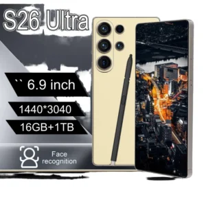 New S26 Ultra Smartphones 16GB+1TB 5G Dual SIM Android 14 Mobile Phone HD Screen & 108MP Rear Camera