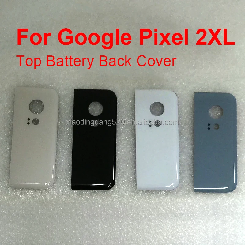 Pixel 2 Mobile Phone Top Back Cover Glass Rear Door With Camera Lens Replacement Housing Pixel 2XL Battery Back Cover for Google Pack of 2 - Image 2