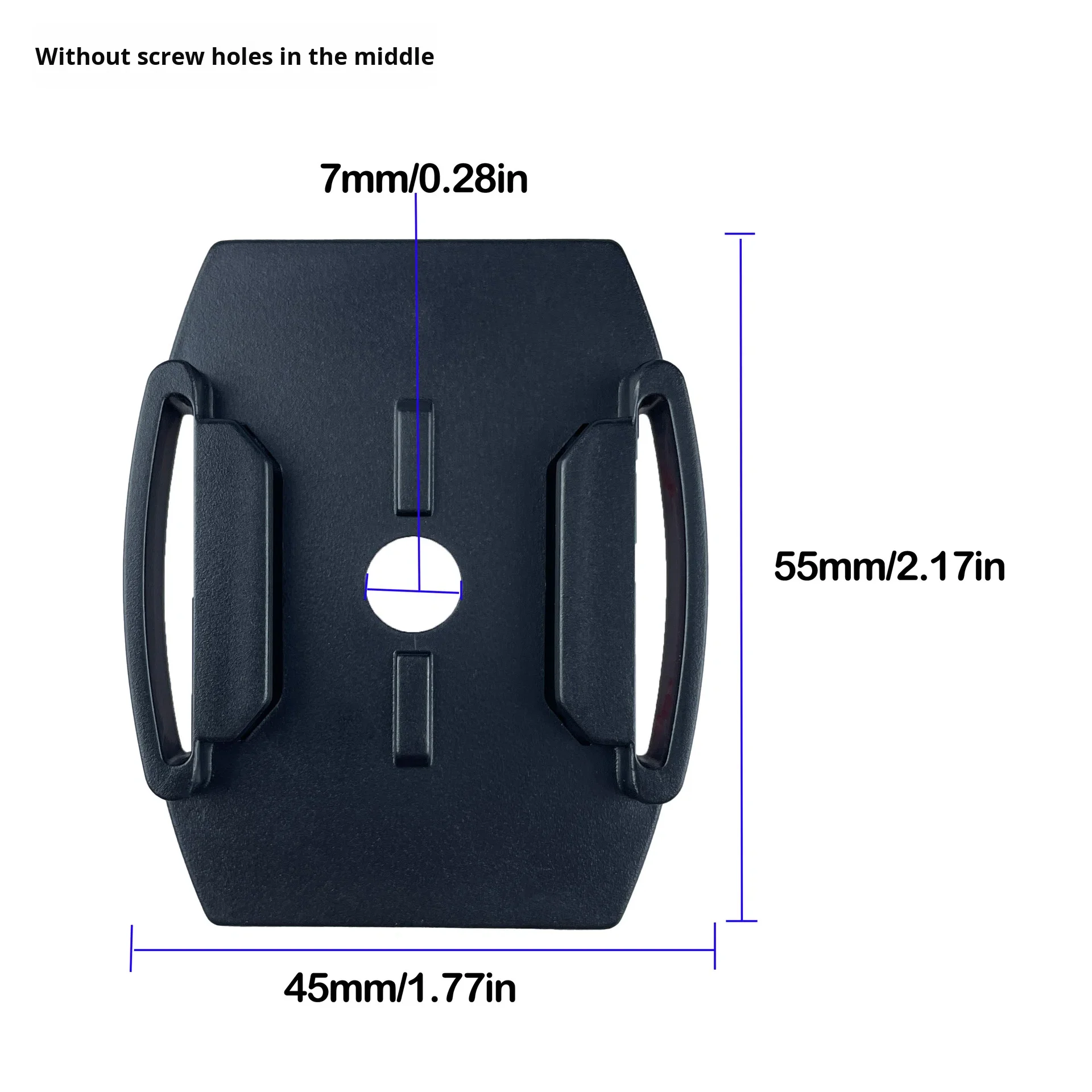 Adhesive Flat Base Mount Plate with 14 Screw Hole for Helmets Bicycles Skateboards,Cars for Action Camera - Image 4