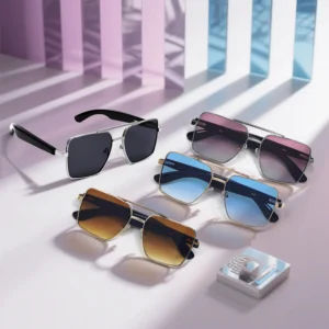 OMNISIGHT New2026 GT30 Smart BT Glasses BLE5.4 UV400 Anti-Glare Life Waterproof Touch Control 1080P Video Calling Music Weather