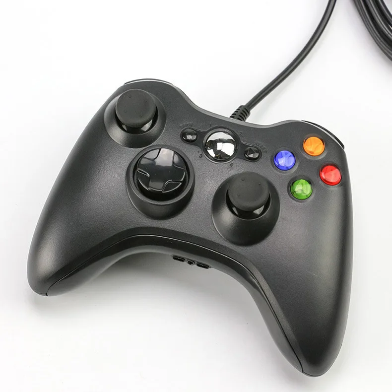 For Xbox 360 Controller for PC USB Wired Vibration Gaming Gamepad Pack of 10 - Image 4