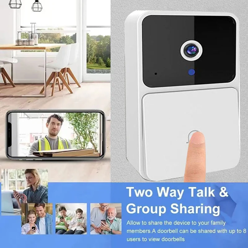 Wholesale Remote Video Call Night Vision Video Mini Doorbell Switch With Camera - Image 4