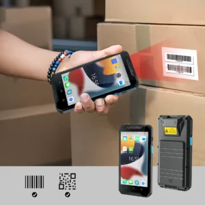 Android 9 4G Ruggedized Wireless Handheld PDA917 1D 2D Qr Barcode Scanner Stock Mobile Data Terminal