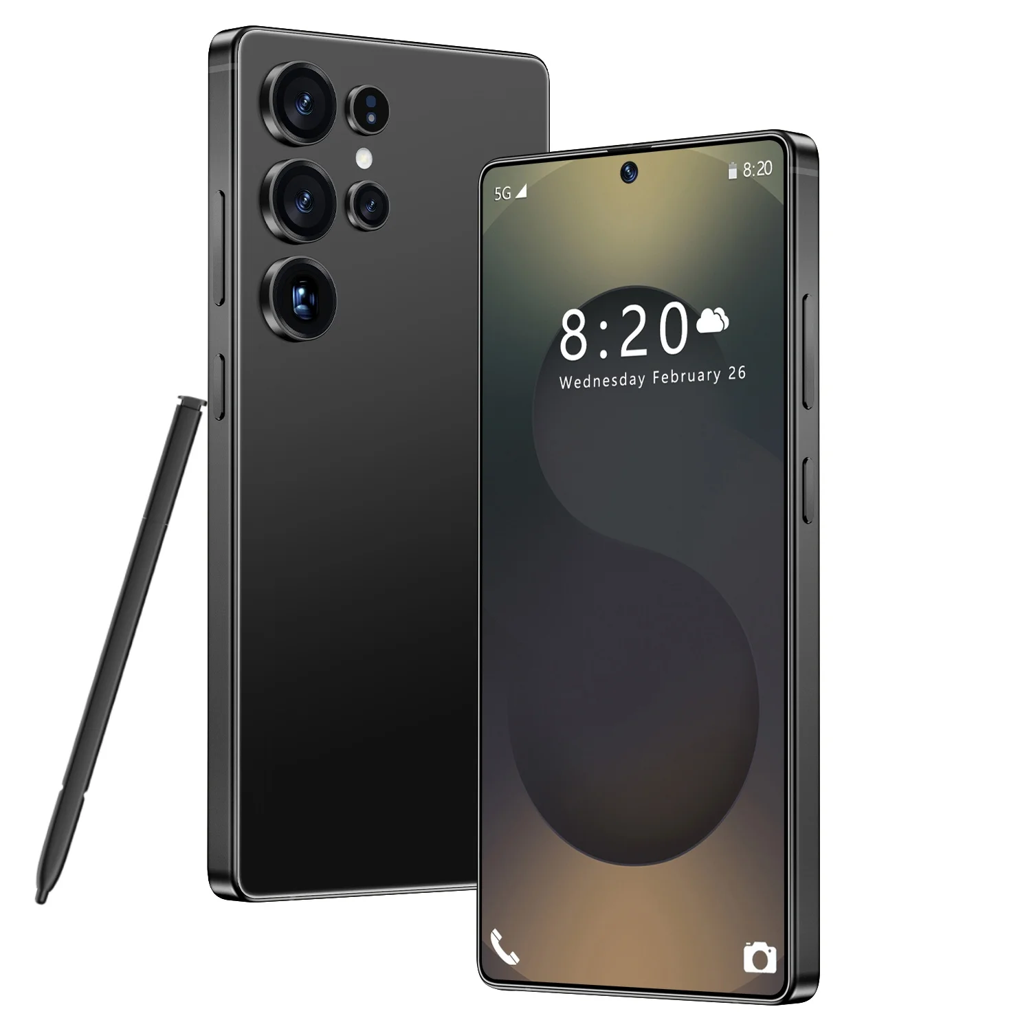 Cheap Big Screen Unlocked S25 Ultra Android Smart AI mobile phone 16GB+1TB 7.3 Inch Stylus Dual Sim 4g 5g Cell Phone