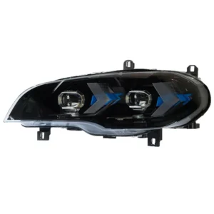 X5 E70 Upgrade Headlights for BMW X5 2007-2013 LED Head Lamps Daytime Running Lights DRL Dynamic Turn Signals Car Projector Lens