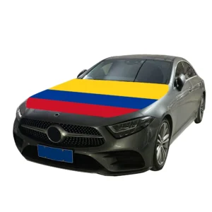 New Arrivals 120*150CM Colombia Car Hood Cover Flag With Good Product Quality Pack of 10