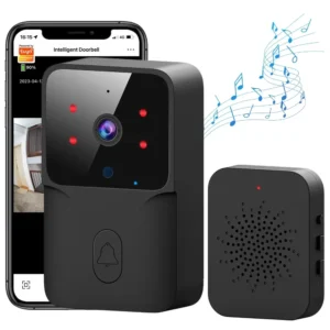 Outdoor High-Definition Camera Night Vision Video Intercom Monitor Door Voice Tuya Wireless Intelligent Wifi Doorbell Pack of 10