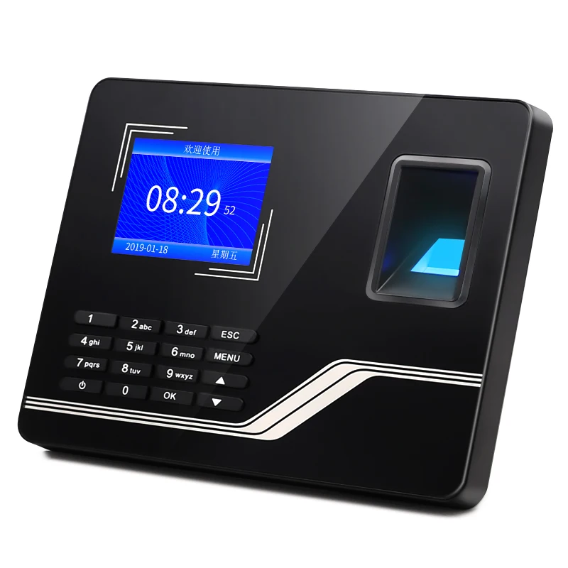 F20 Ethernet Time Clock Attendance Recorder with Fingerprint & ID Card Wiegand Access Control Includes SDK