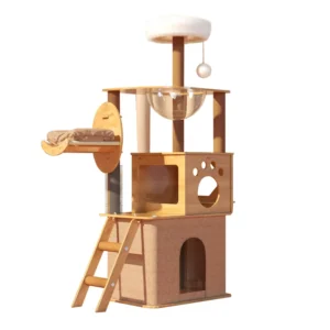 Factory Whosale New DesignScraper Mdf Tree Tower Climbing Cat Tree for Large Cats Cat Tower With Scratching Pack of 30