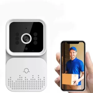 WiFi IP Video Doorbell Wireless Night Vision Door Phone Camera Two-Way Audio Intercom Visual Home Security Monitor M6 Doorbell