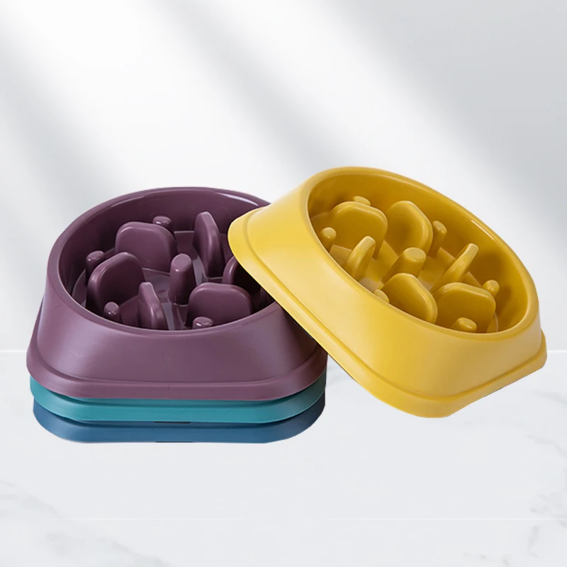 Multi-Color Dog Bowl Anti-Suffocation Healthy Slow Feeder Rounded Pet Accessories for Food Usage Pack of 30