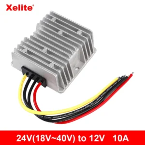 Buck DC Converter 120W 24V to 12V Set Module Transformer 18-40V 12V 10A Electric Vehicle Industrial Motor Use Single Output
