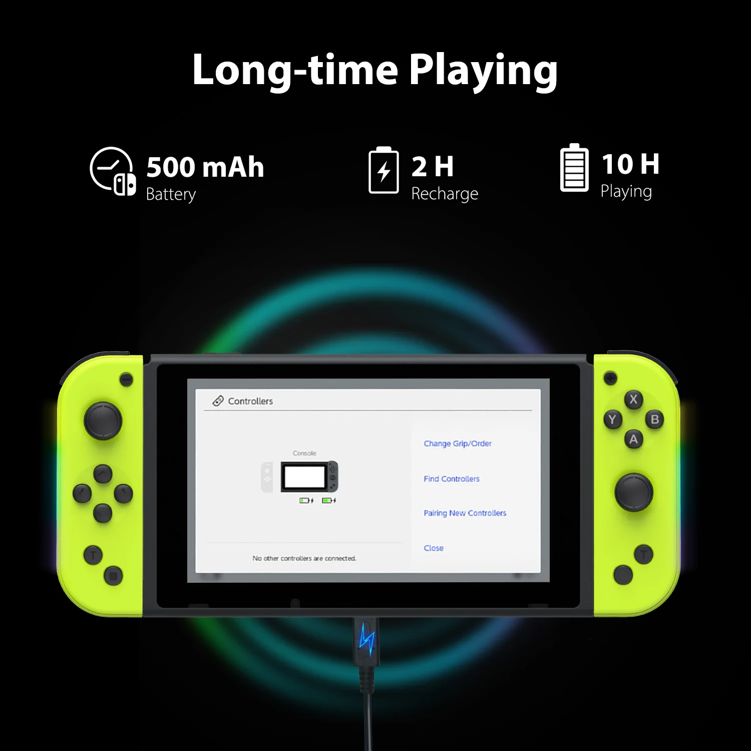 Popular Multiple Colors Game Controller for Nintendo Switch Game Wireless Joystick RGB Light 3D Rocker Gamepad for Joy Con - Image 2