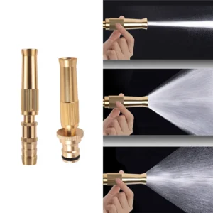 Car Wash Water Gun Adjustable Metal Nozzle Watering Sprinkler Garden Irrigation Spray Gun Pack of 10