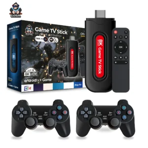 Zoku Q9PRO TV Game Console 8GB ROM Android 16.0 Full HD 8K Decoding Factory 30000+ Retro Classic Games Tv Stick