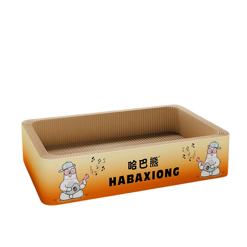 All-Season Giant Rectangle Cat Scratcher | Sealed Base Cat Nest | Wear-Resistant Pet Toy