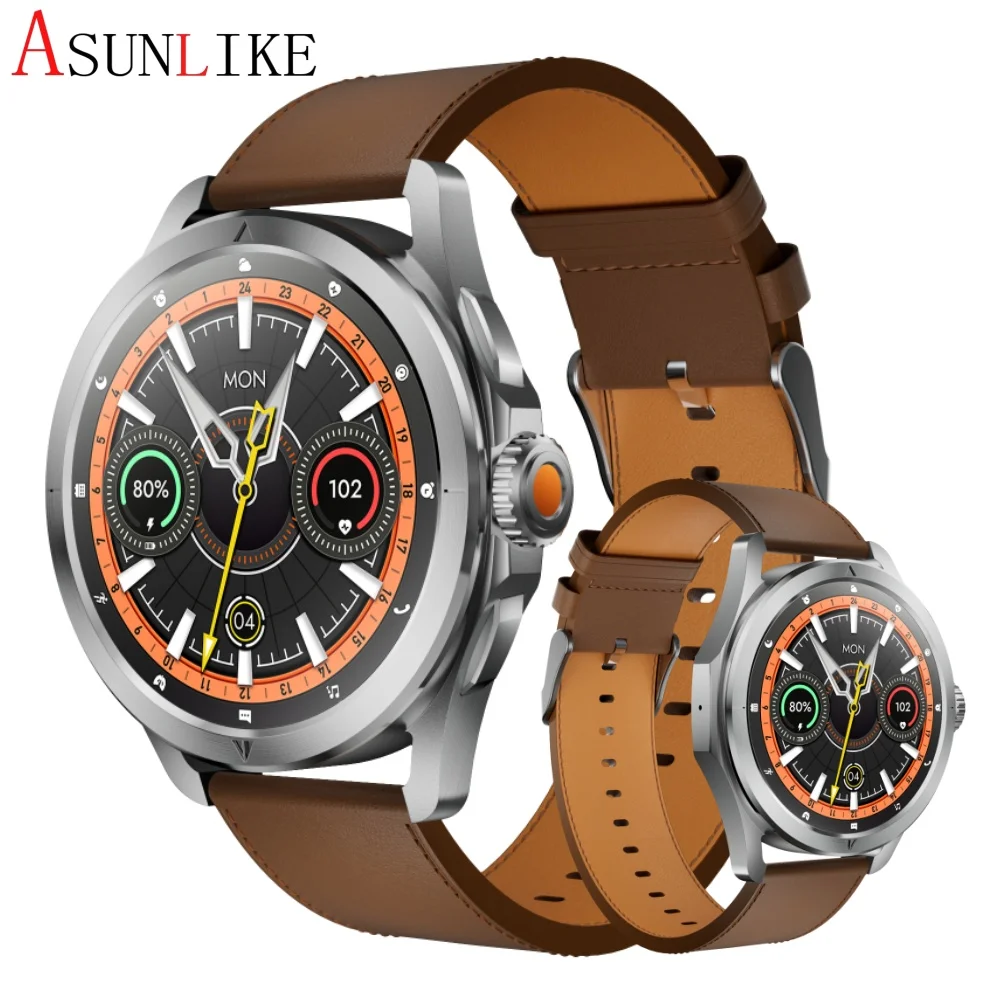 New Fashion SK44 Men's Smart Watch IP68 Waterproof Heart Rate Sleep Monitoring Multiple Sports Modes Smartwatch