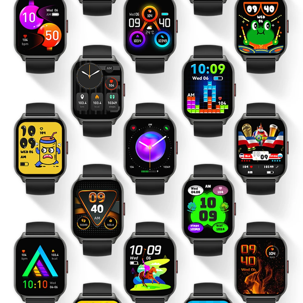 Trending Products P95 New Arrivals Wearable Devices Relojes Smartwatch Sleep Monitor Fitness Tracker Smart Watch Pack of 2 - Image 4