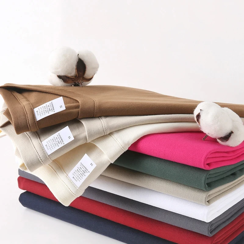 Top Ranking Plain Heavy Cotton Luxury Tshirt Unisex Custom Print logo Mock Neck Blank t Shirt Oversize Men's T-shirt for Men Pack of 2 - Image 3