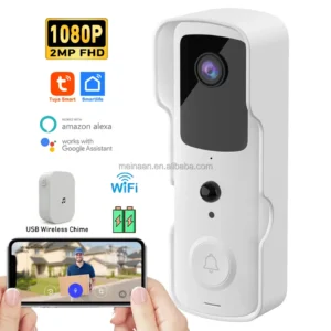 2MP Tuya Smartlife WiFi CCTV Intercom Doorbell Home Security Ring Door Bell Camera Smart Wireless WiFi Video Doorbell