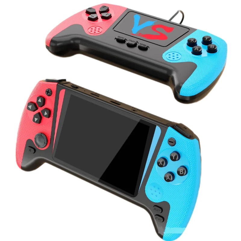 Q21 Large Screen Retro Handheld Game Console 500 in 1 Classic Support Two-Player Nostalgic Gaming Device for Children