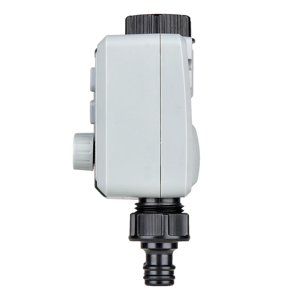 Wholesale Plant Garden Outdoor Automatic Waterproof Big Screen Green/grey 2 Outlet Intelligent 2 Zone Sprinkler Timer - Image 3