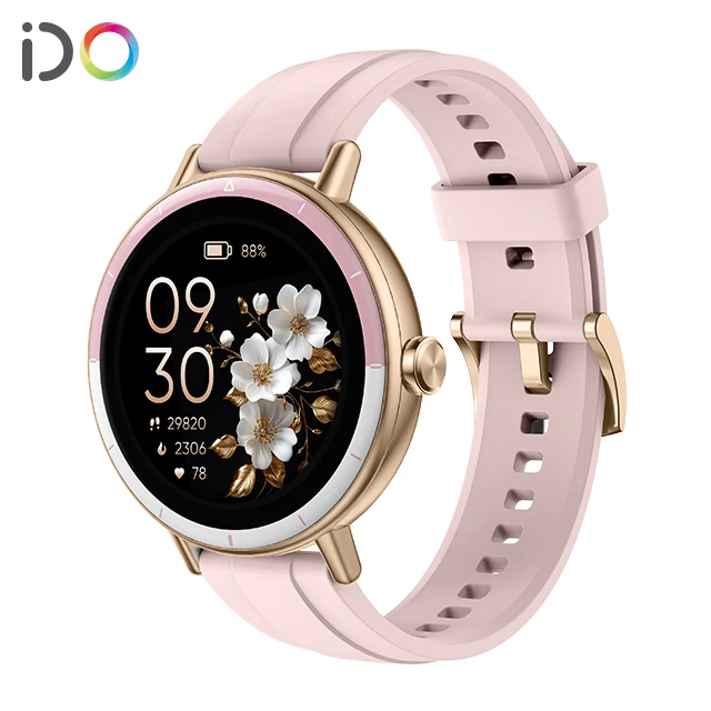 New Product 1.27inch TFT Smartwatch Reloj Inteligentes Stress Heart Rate Oxygen IP68 Waterproof Smart Watch Women
