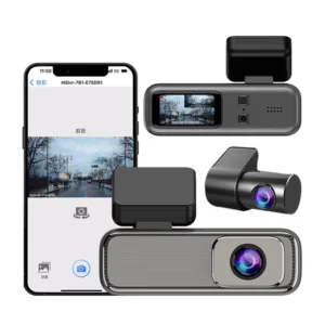 Real 2K 1.47Inch IPS Screen WIFI DVR Dual Lens Car Black Box Dash Cam 150 Wide Angle Rear Camera 1K 2.4G/5G 1080P Video Recorder