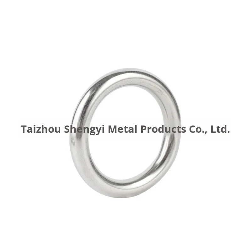 304 Stainless Steel Seamless Ring Welded Marine O-Ring Solid Round Smooth for Hanging Hammock Yoga DIY 30/40/50/60/80mm Pack of 50 - Image 4