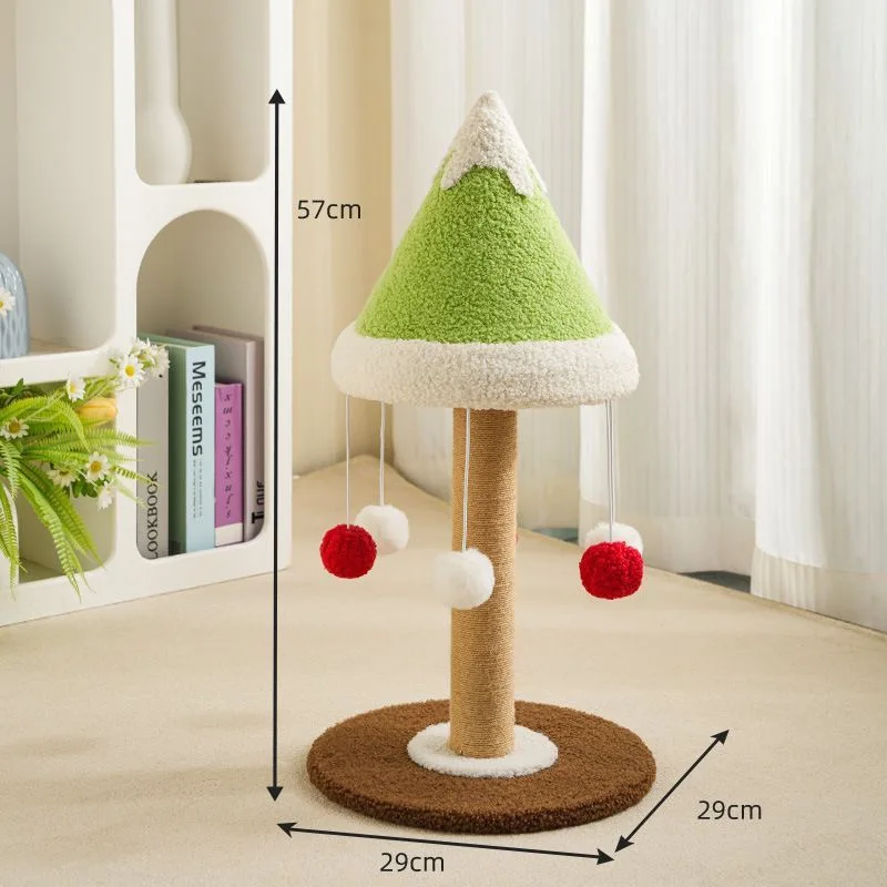 Cat Scratching Post Fun Christmas Tree Design New Luxury Fun Christmas Tree Gift Cat Scratching Post Sisal Wood Pack of 20 - Image 4