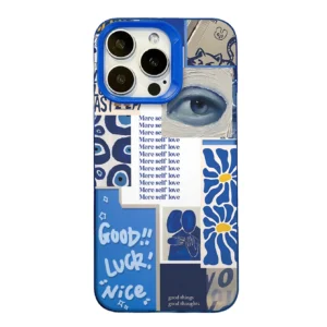 Colorful Polka Dot Mirror TPU Case for 17/16/15/14 Pro Max Shockproof with Lens Protection & Anti-Fingerprint