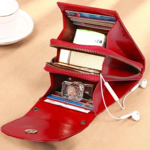 Women's Summer Crossbody Shoulder Bag New Fashion Genuine Leather Mobile Phone Bag Retro Wind Style Polyester Mini Size Pack of 10