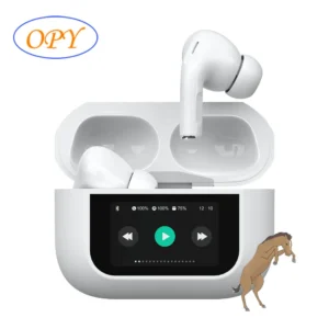 Pro Wireless Earphones Noise Cancelling A9 Earbuds Digital Display Battery Indicator In-Ear Headphone Cardboard Case JL Chipset