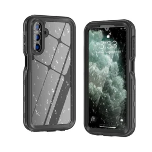 Waterproof Rugged Shockproof Tpu Pc Rubber Silicone Mobile Case with Strap Screen Protector 15 14 13 12 11 for iphone 16 Pack of 10