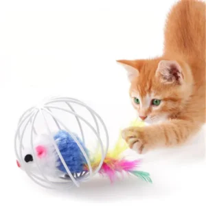 High Quality Cage Cat Toy Mice Pack of 10
