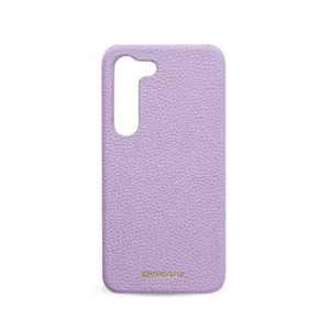 Custom Luxury Phone Back Cover Shockproof Pebble Genuine Leather Case for Samsung galaxy S23 Ultra