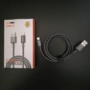 High Wattage Fast Charging Braided Outer Layer to Prevent Pull and Wear Resistance USB a to USB Type C Cables Pack of 100