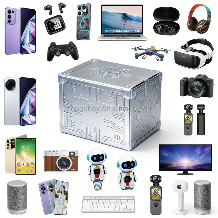 New Digital Mystery Box Blind Box Surprise 100% Valuable Good Feedback 5 Electronic Gadgets With Smart Watch - Image 2