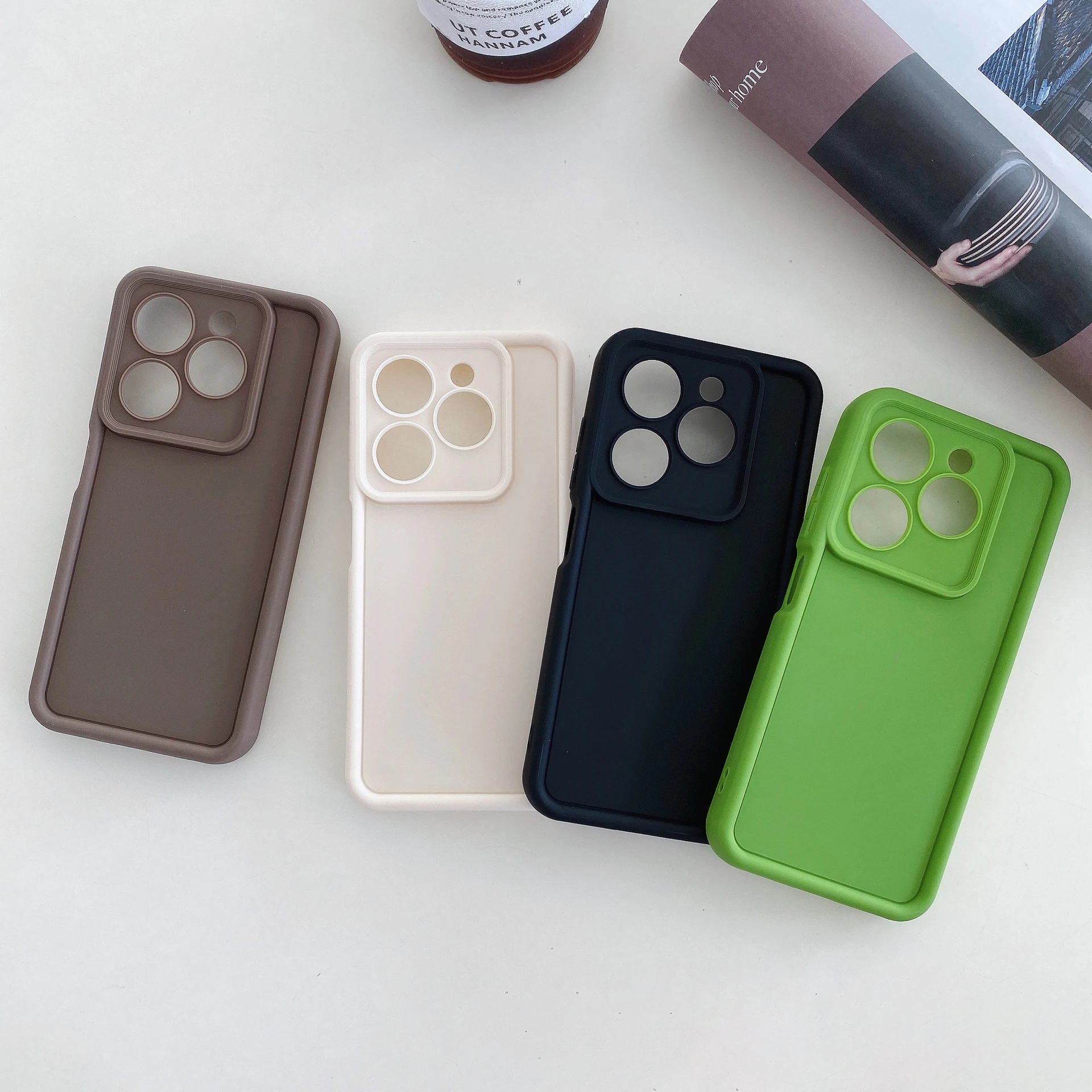 Estuches Para Celular Forros Fundas Shockproof Case Carcasa for Tecno SPARK 20 Note 40 PRO 4G SPARK GO Pack of 5 - Image 3