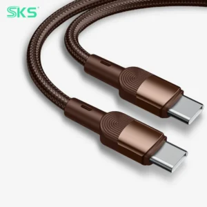 Nylon Braided USB-C Cable 6A 100W PD Fast Charging USB 3.0 for IOS & Printer 1M/2M/3M Lengths Pure Copper