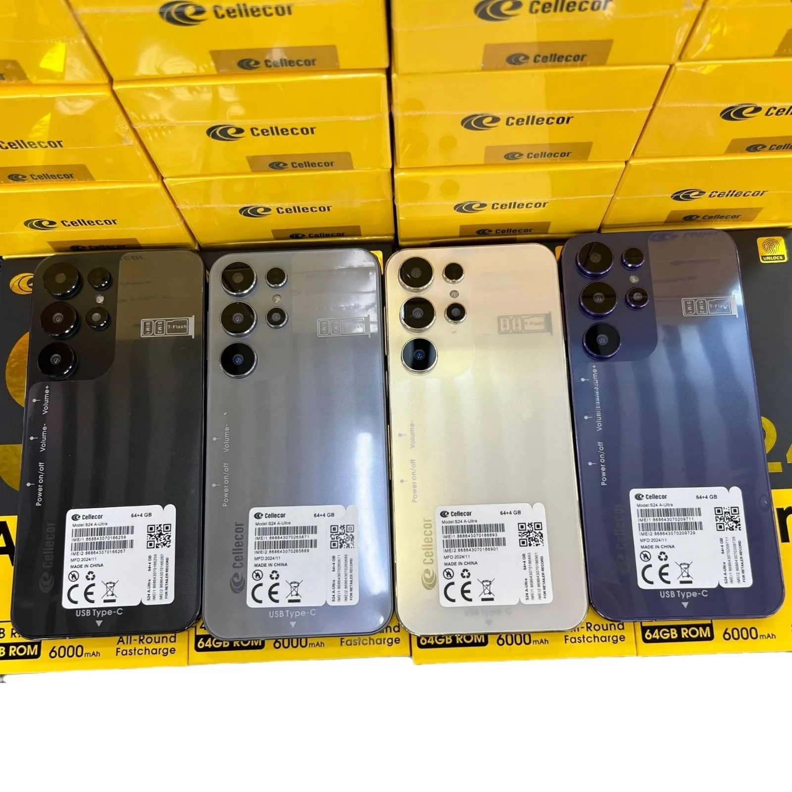 Brand New Mobile S24A-ULTRA 5G Smartphone 6.8-inch Smart Phone 64GB Cheap Smart Telephone - Image 4