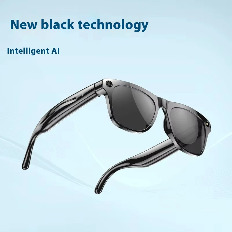 Smart Wearable Headset Glasses Portable Audio Video Recording Motion Monitoring AI Games Outdoor Sports Features Waterproof Pack of 2 - Image 4