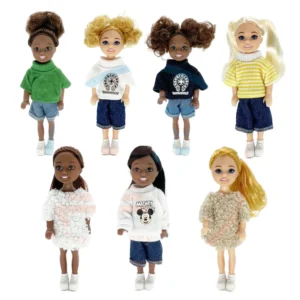 5 Inch Little Kelly New High QualitySupermodel Doll Body for Girl Toy with European American Fashion Pack of 100