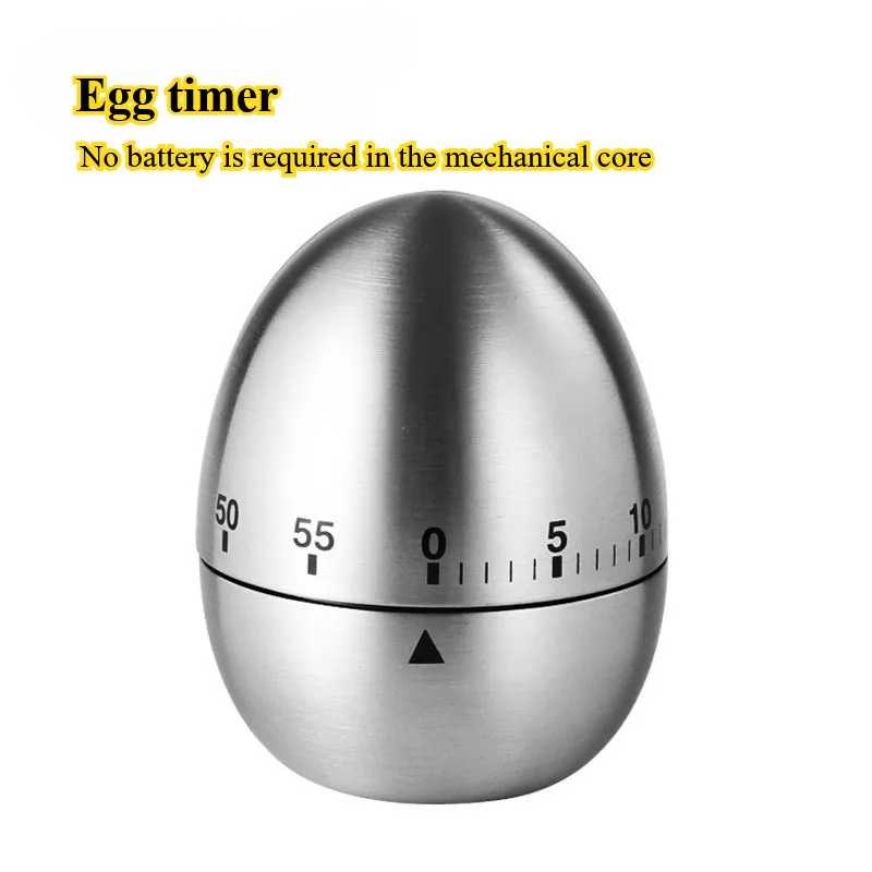 Timer Mechanical Kitchen Timer for Cooking Shower Study Stopwatch Egg Apple Reminder Alarm Clock Cooking Countdown Time Timer Pack of 2 - Image 4