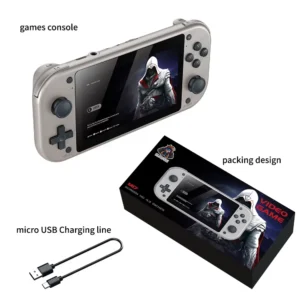 M17 4.3 Inch HD Large Screen Handheld Game Console Arcade Portable Retro Video Game Console Built-in Classic Games Console