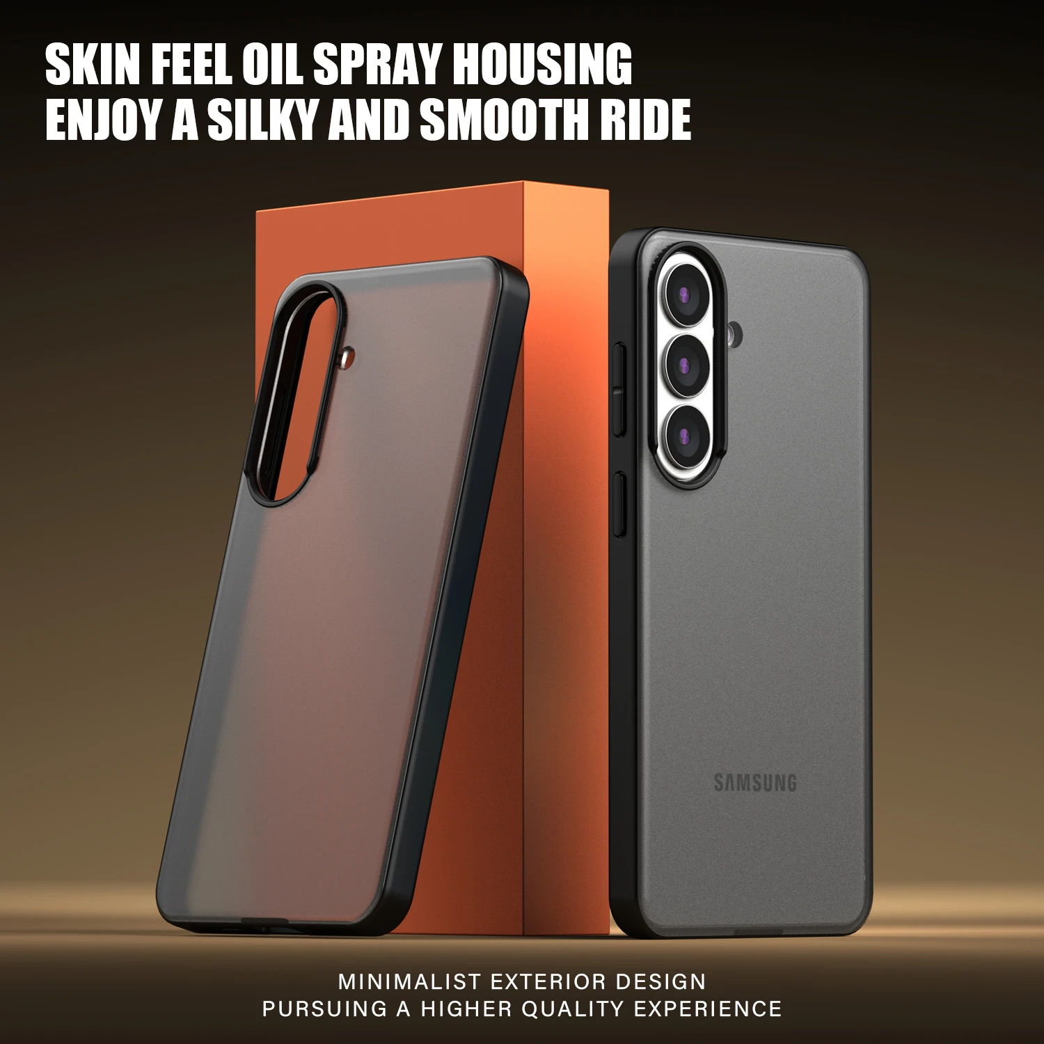 Heavy Duty Cover Rugged for Samsung S26 Case Good Design Black Low Moq Matte for Galaxy S26 Ultra Case Pack of 50 - Image 2