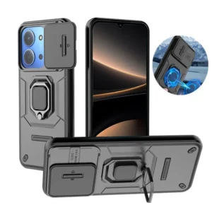 For Xiaomi Redmi 15C 4G 171mm Case Shockproof Armor Magnetic Holder Ring Case for Redmy 15C 15 C Redmi15C 4G Lens Protect Cover Pack of 10